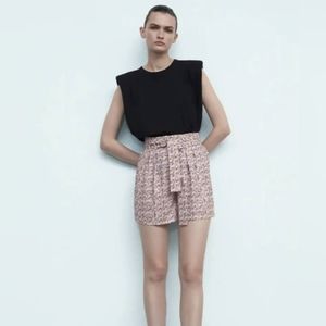 Zara Print Shorts